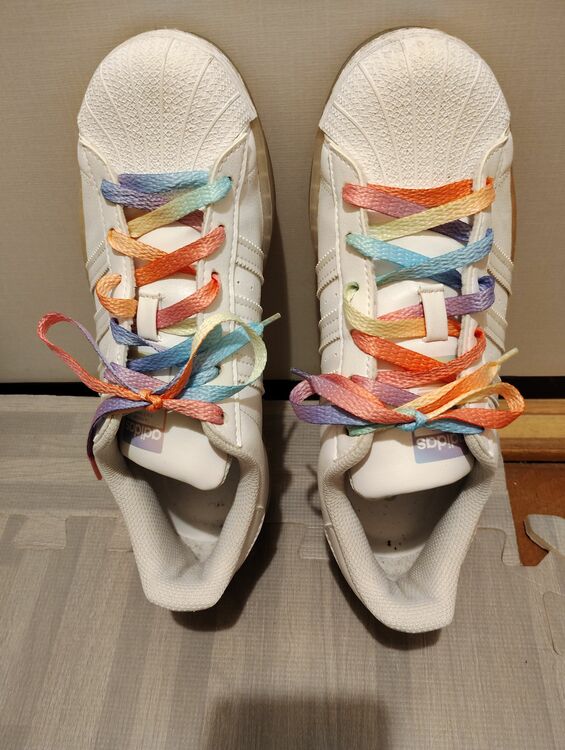 スーパースター　レインボー　GW9682（古着・ファッション）の商品画像 - 査定依頼日：2025年10月7日 - 最高査定価格：1,000円