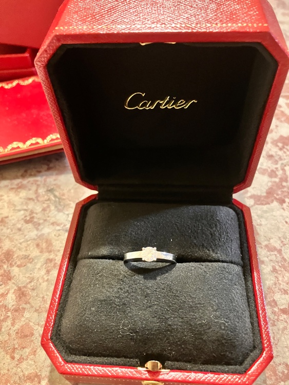 カルティエ ソリテール リング Pt950 ダイヤ0.36ct（宝石）の商品画像 - 査定依頼日：2026年7月13日 - 最高査定価格：100,000円