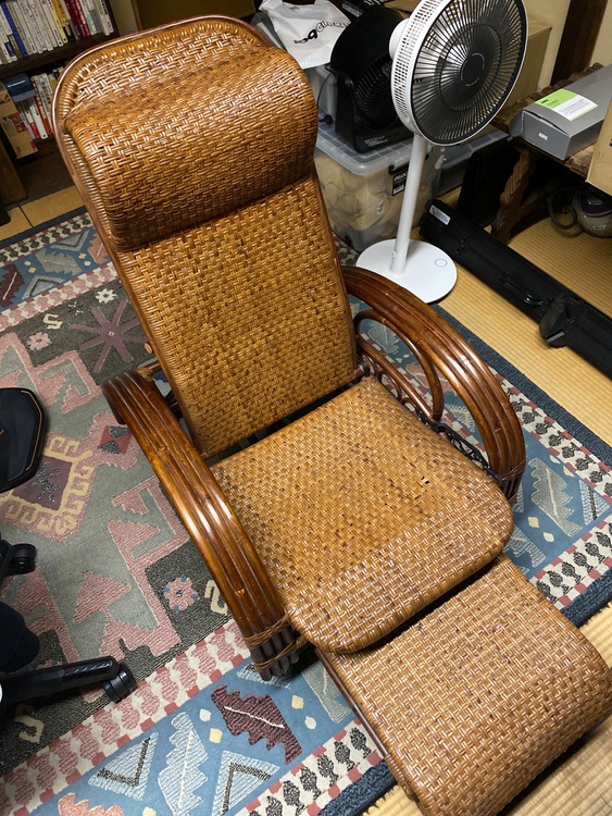 ラタン椅子（美術品・骨董品）の商品画像 - 査定依頼日：2026年2月17日 - 最高査定価格：5,000円