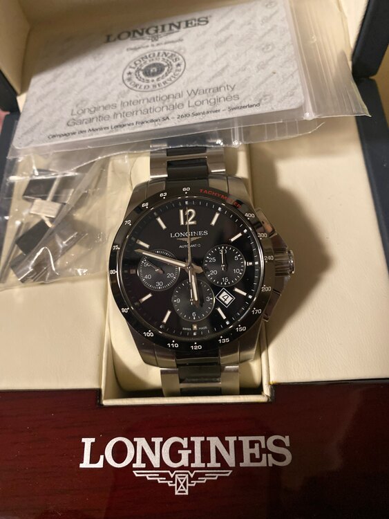 コンクエスト　クロノグラフ（高級時計）の商品画像 - 査定依頼日：2025年2月4日 - 最高査定価格：150,000円