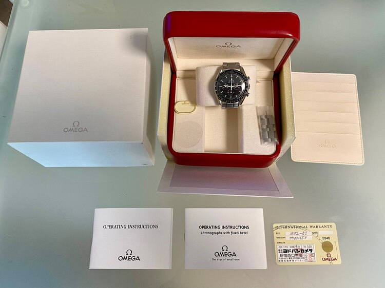 オメガ スピードマスター 3572-5（高級時計）の商品画像 - 査定依頼日：2025年3月5日 - 最高査定価格：520,000円