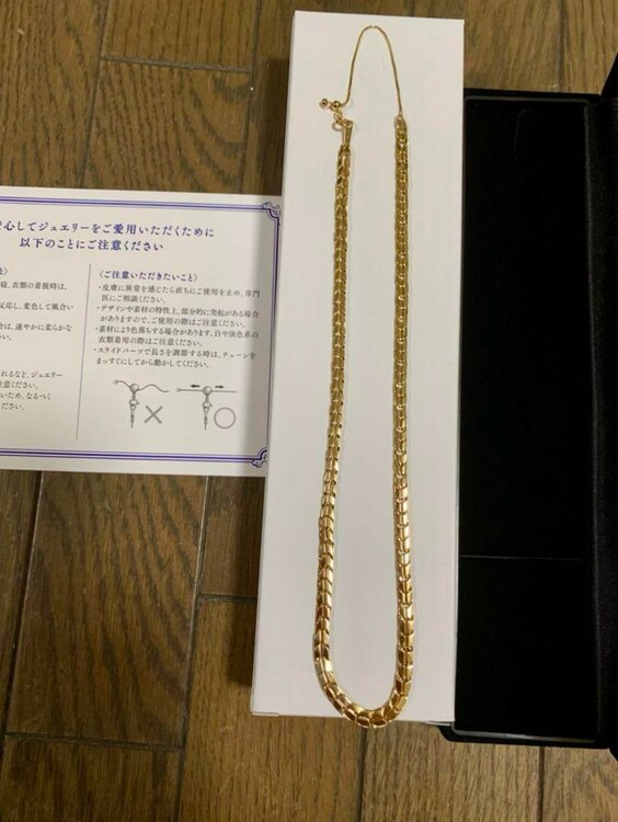 18Kグラデーションネックレス チェーンクリエイト造幣局検定マーク付（金・貴金属）の商品画像 - 査定依頼日：2025年4月26日 - 最高査定価格：90,000円