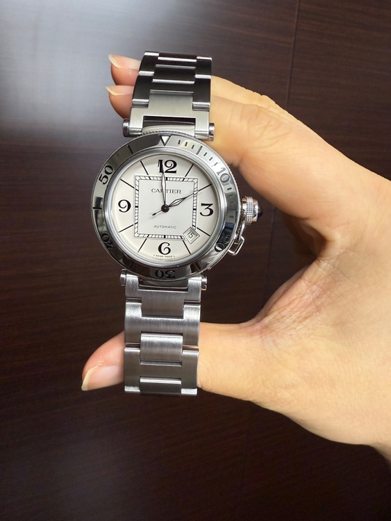 カルティエ パシャ カルティエ CARTIER W31080M7 パシャ シータイマー デイト 自動巻き メンズ _894266（高級時計）の商品画像 - 査定依頼日：2025年10月29日 - 最高査定価格：280,000円