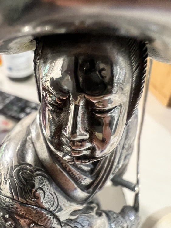 宮尾　太田道灌　純銀　1461g（美術品・骨董品）の商品画像 - 査定依頼日：2026年1月25日 - 最高査定価格：30,000円