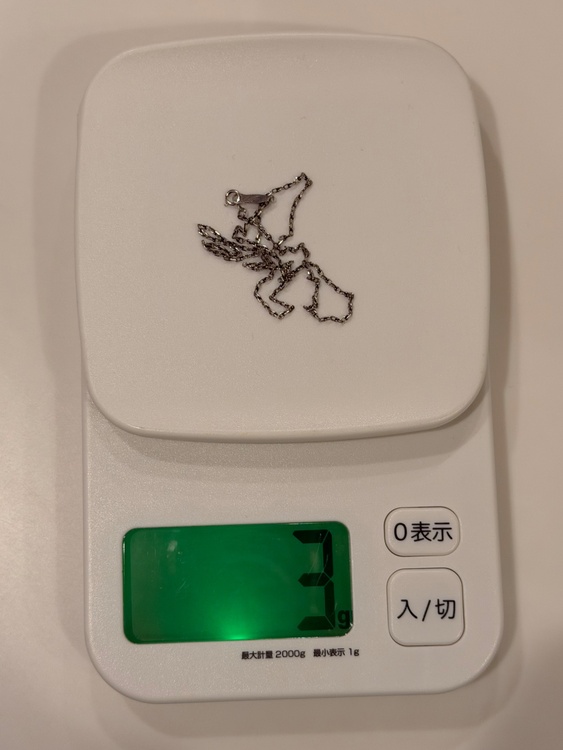 プラチナネックレス（金・貴金属）の商品画像 - 査定依頼日：2026年3月2日 - 最高査定価格：22,000円