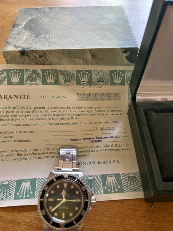 ロレックス サブマリーナー 551（高級時計）の商品画像 - 査定依頼日：2025年7月6日 - 最高査定価格：1,700,000円