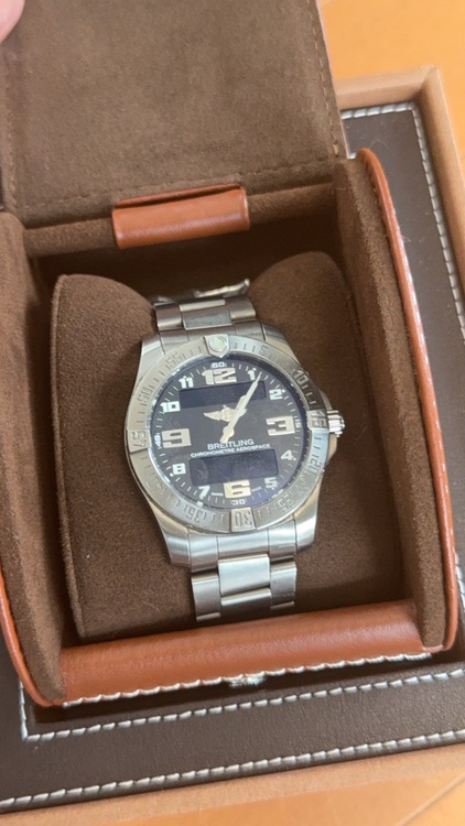 ブライトリング その他 エアロスペース　ev（高級時計）の商品画像 - 査定依頼日：2025年9月12日 - 最高査定価格：350,000円