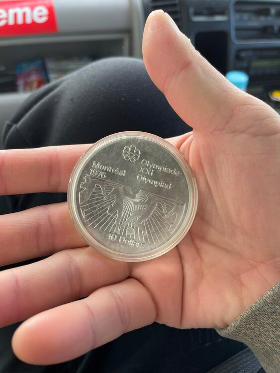 1976年 カナダ Montrealモントリオールオリンピック記念銀貨（金・貴金属）の商品画像 - 査定依頼日：2024年12月11日 - 最高査定価格：15,000円