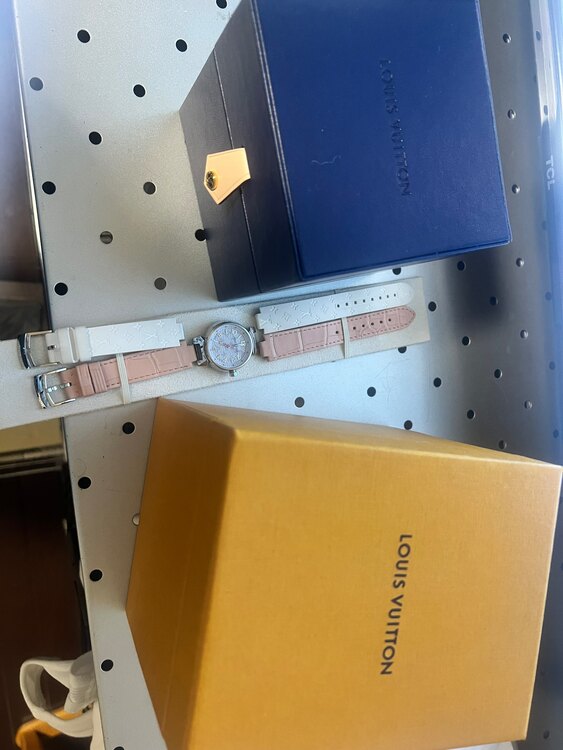 ルイヴィトン　タンブールPM（高級時計）の商品画像 - 査定依頼日：2025年2月8日 - 最高査定価格：140,000円