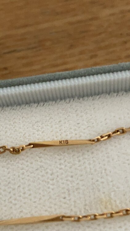 18金のネックレス（金・貴金属）の商品画像 - 査定依頼日：2025年5月19日 - 最高査定価格：20,000円