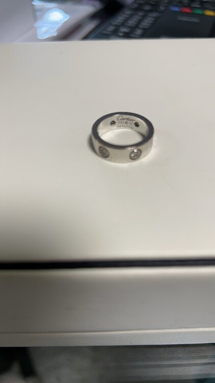 ラブリング　ホワイトゴールド（金・貴金属）の商品画像 - 査定依頼日：2024年2月13日 - 最高査定価格：130,000円