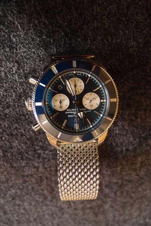 ブライトリング スーパーオーシャン AB0162161C1A1 スーパーオーシャン ヘリテージ B01 クロノグラフ 44（高級時計）の商品画像 - 査定依頼日：2025年2月15日 - 最高査定価格：600,000円