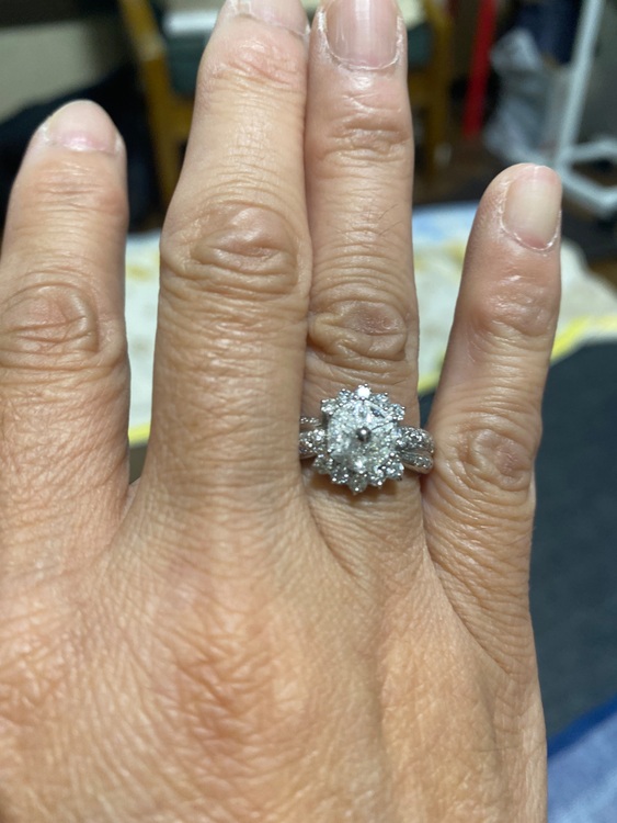 プラチナダイヤモンドリング（宝石）の商品画像 - 査定依頼日：2025年8月20日 - 最高査定価格：80,000円