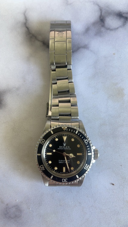 ロレックス サブマリーナー 5513 ふちあ（高級時計）の商品画像 - 査定依頼日：2025年6月19日 - 最高査定価格：1,800,000円