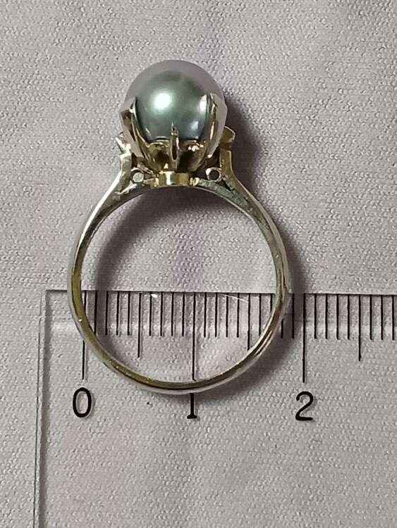 真珠指輪（金・貴金属）の商品画像 - 査定依頼日：2025年5月24日 - 最高査定価格：15,000円