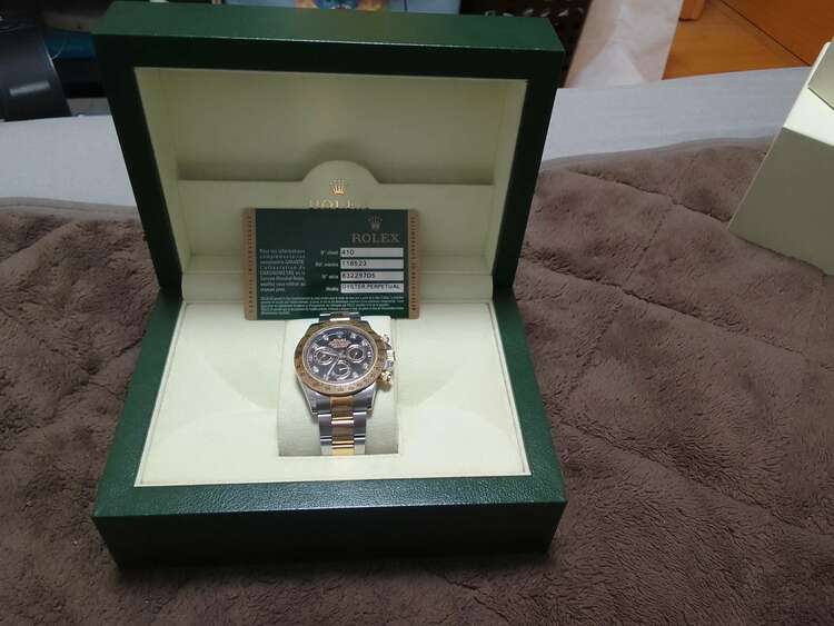 ロレックス デイトナ 11652（高級時計）の商品画像 - 査定依頼日：2025年1月8日 - 最高査定価格：2,800,000円