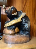 木彫りの熊（美術品・骨董品）の商品画像 - 査定依頼日：2025年10月31日 - 最高査定価格：1,000円