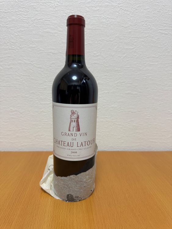 シャトーラトゥール2008（お酒）の商品画像 - 査定依頼日：2025年8月19日 - 最高査定価格：55,000円