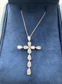 ハリーウィンストン　ダイヤ　クロス　ペンダント