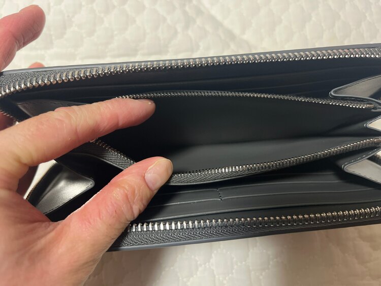 ラージ ジップウォレット / トリオンフ エンボス加工入りカーフスキン（ブランド財布・小物）の商品画像 - 査定依頼日：2025年1月7日