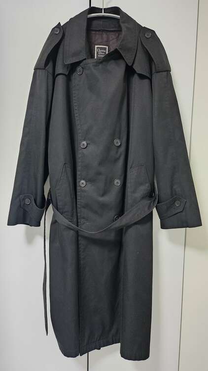 ディオール　90s トレンチコート（古着・ファッション）の商品画像 - 査定依頼日：2025年3月1日 - 最高査定価格：4,000円