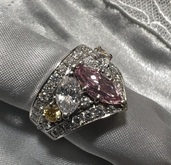 ピンクダイヤモンドリング（宝石）の商品画像 - 査定依頼日：2025年9月23日 - 最高査定価格：800,000円