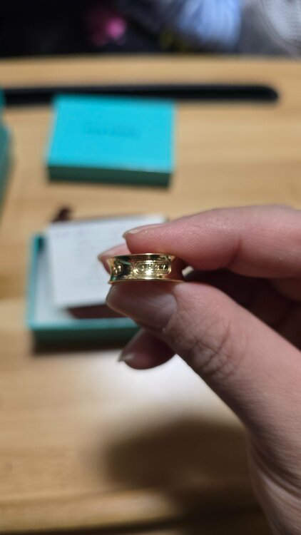 TIFFANY K18 1837 ベーシックリング（金・貴金属）の商品画像 - 査定依頼日：2026年1月29日 - 最高査定価格：370,000円