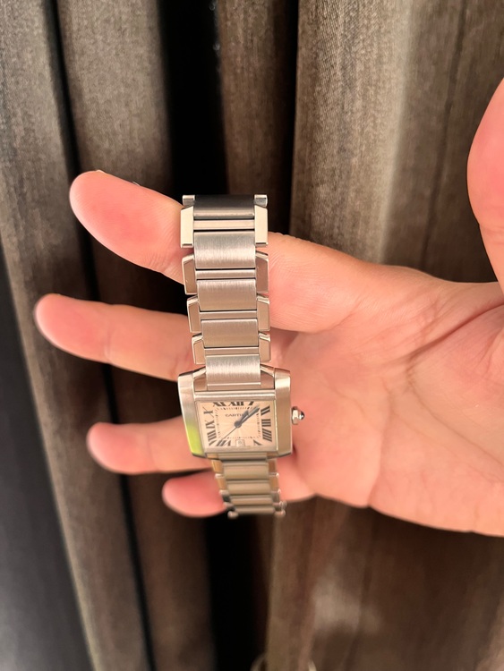 カルティエ タンク w51002q3  ss at  シルバーもじば（高級時計）の商品画像 - 査定依頼日：2025年8月25日 - 最高査定価格：350,000円