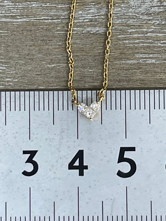 STAR JEWELRY ミステリハート　K18ダイヤモンドネックレス（金・貴金属）の商品画像 - 査定依頼日：2022年10月25日 - 最高査定価格：12,000円
