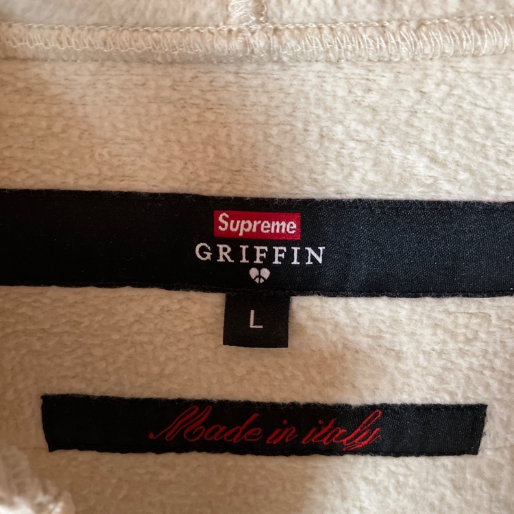 supreme×geffinコラボzipupフーデイ（古着・ファッション）の商品画像 - 査定依頼日：2026年3月3日 - 最高査定価格：100,000円