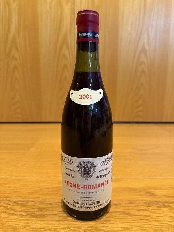 【1. ヴォーヌ・ロマネ 2001 ドミニク・ローラン 750ml 】（お酒）の商品画像 - 査定依頼日：2026年9月27日 - 最高査定価格：15,000円