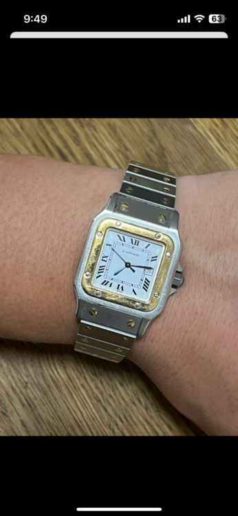 カルティエ サントス Ref296（高級時計）の商品画像 - 査定依頼日：2025年2月3日 - 最高査定価格：620,000円