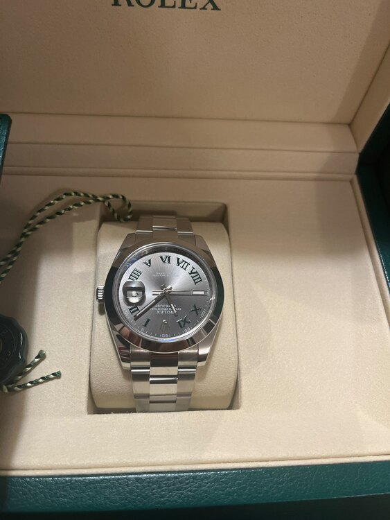 デイトジャスト　41 スレートローマン（高級時計）の商品画像 - 査定依頼日：2025年5月8日 - 最高査定価格：1,300,000円