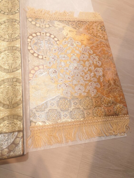 佐賀錦　帯　富貴華（着物）の商品画像 - 査定依頼日：2026年3月30日 - 最高査定価格：100円