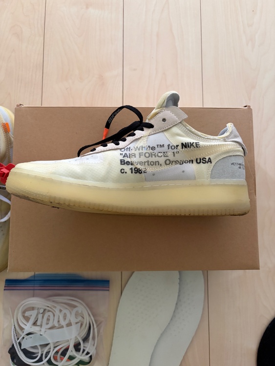 nike off-white the10 airforce1 low（古着・ファッション）の商品画像 - 査定依頼日：2026年9月1日 - 最高査定価格：18,000円