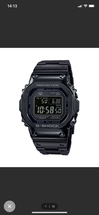 G-SHOCK GMW-B5000 フルメタル  GMW-B5000GD-1JF（高級時計）の商品画像 - 査定依頼日：2025年6月15日 - 最高査定価格：25,000円
