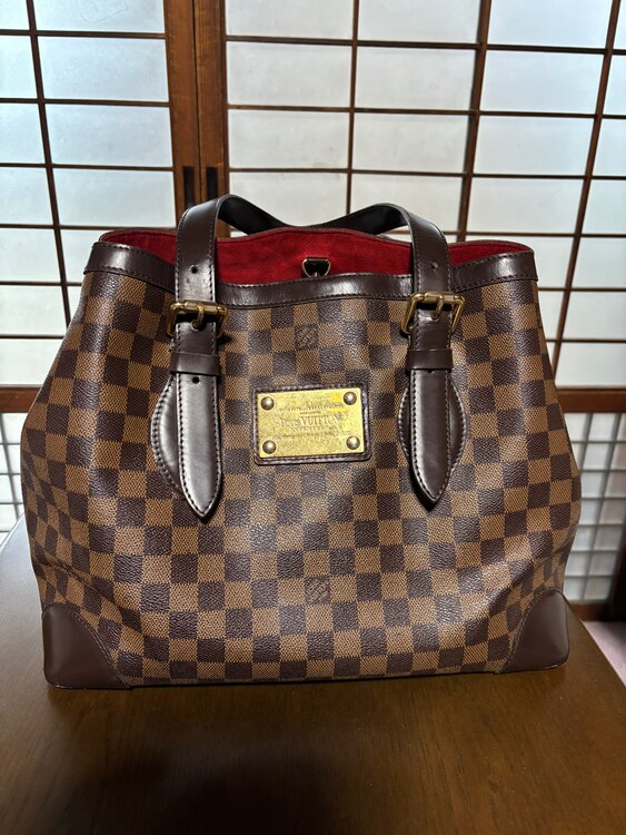 LOUIS VUITTON◆ハムプステッドMM_ダミエエベヌ_エベヌ/PVC/（ブランドバッグ）の商品画像 - 査定依頼日：2025年5月2日 - 最高査定価格：80,000円