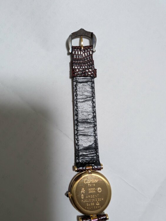 マスト ヴァンドーム ヴェルメイユ（ボルドー文字盤）（高級時計）の商品画像 - 査定依頼日：2026年2月25日 - 最高査定価格：120,000円