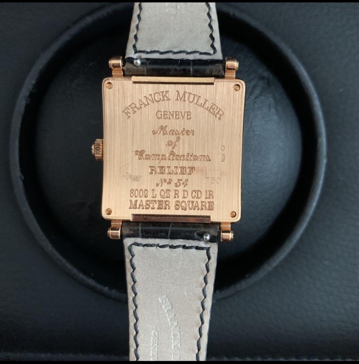 フランクミュラー マスタースクエア ※オーバーホール型番 6002L QZ D CD 1R ※ シリアル N54（高級時計）の商品画像 - 査定依頼日：2025年11月23日 - 最高査定価格：770,000円