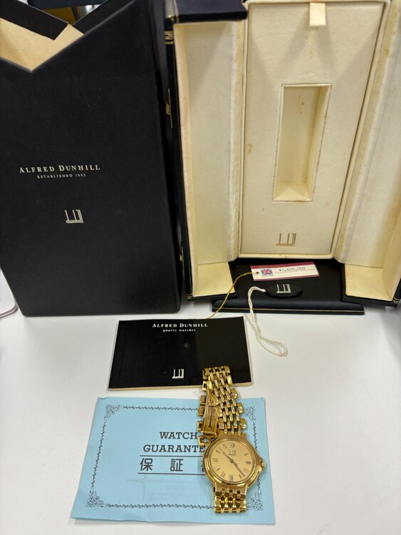 その他 その他 ダンヒルエリート18金無垢（高級時計）の商品画像 - 査定依頼日：2026年3月4日 - 最高査定価格：1,800,000円