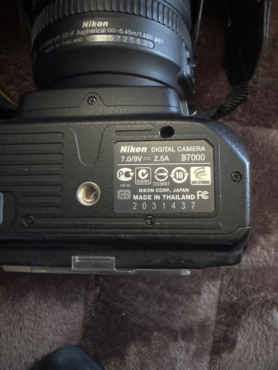 D7000（カメラ）の商品画像 - 査定依頼日：2026年5月5日 - 最高査定価格：17,000円