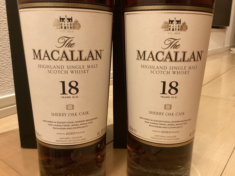 マッカラン18年　（お酒）の商品画像 - 査定依頼日：2026年7月2日 - 最高査定価格：90,000円