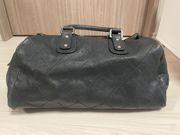 キャビアスキンワイルドステッチボストンバッグ（ブランドバッグ）の商品画像 - 査定依頼日：2026年4月9日 - 最高査定価格：150,000円