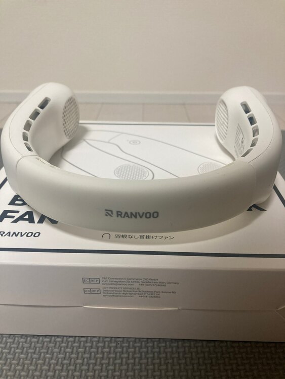 RAVOO 羽根なし首掛けファン（アウトドア用品）の商品画像 - 査定依頼日：2024年5月6日