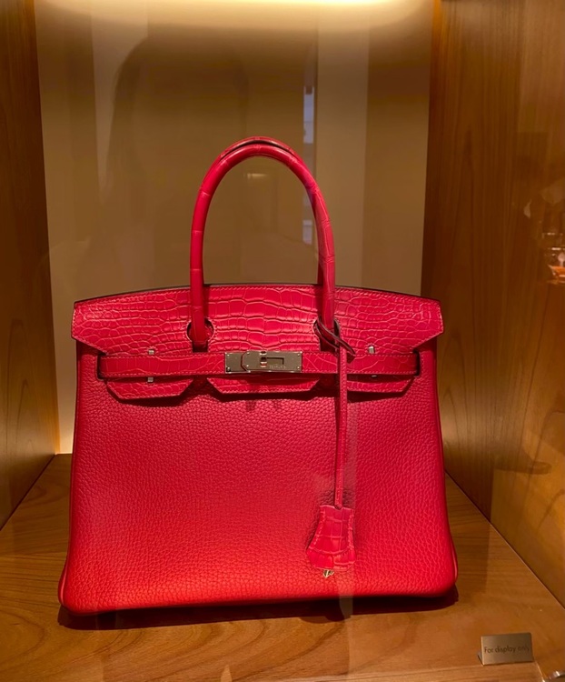 バーキン30 タッチ  トゴ×アリゲーター、silver金具、 フラミンゴ（ブランドバッグ）の商品画像 - 査定依頼日：2025年11月16日 - 最高査定価格：3,300,000円