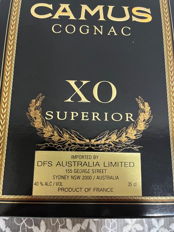 CAMUS（お酒）の商品画像 - 査定依頼日：2025年9月4日 - 最高査定価格：1,000円