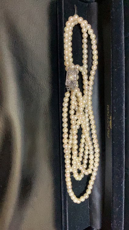 真珠2連ネックレス（宝石）の商品画像 - 査定依頼日：2025年6月13日 - 最高査定価格：1,000円