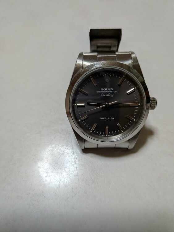 ロレックス エアキング 14000グレイだ（高級時計）の商品画像 - 査定依頼日：2026年1月23日 - 最高査定価格：620,000円