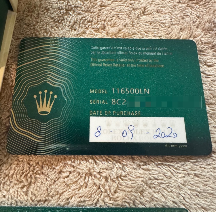 116500LN 白　2020/9 最新ギャラ（高級時計）の商品画像 - 査定依頼日：2026年1月17日 - 最高査定価格：4,900,000円