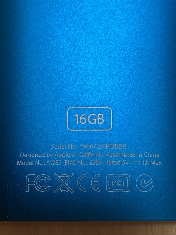 iPod nano 16GB（オーディオ・スピーカー）の商品画像 - 査定依頼日：2025年8月16日 - 最高査定価格：100円